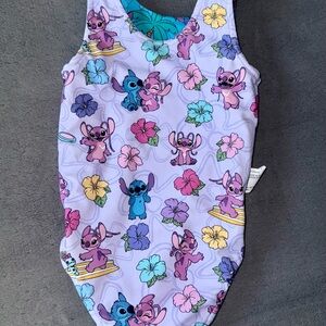 Posh Peanut Bamboo x Disney Stitch 12-18 reversible swimsuit